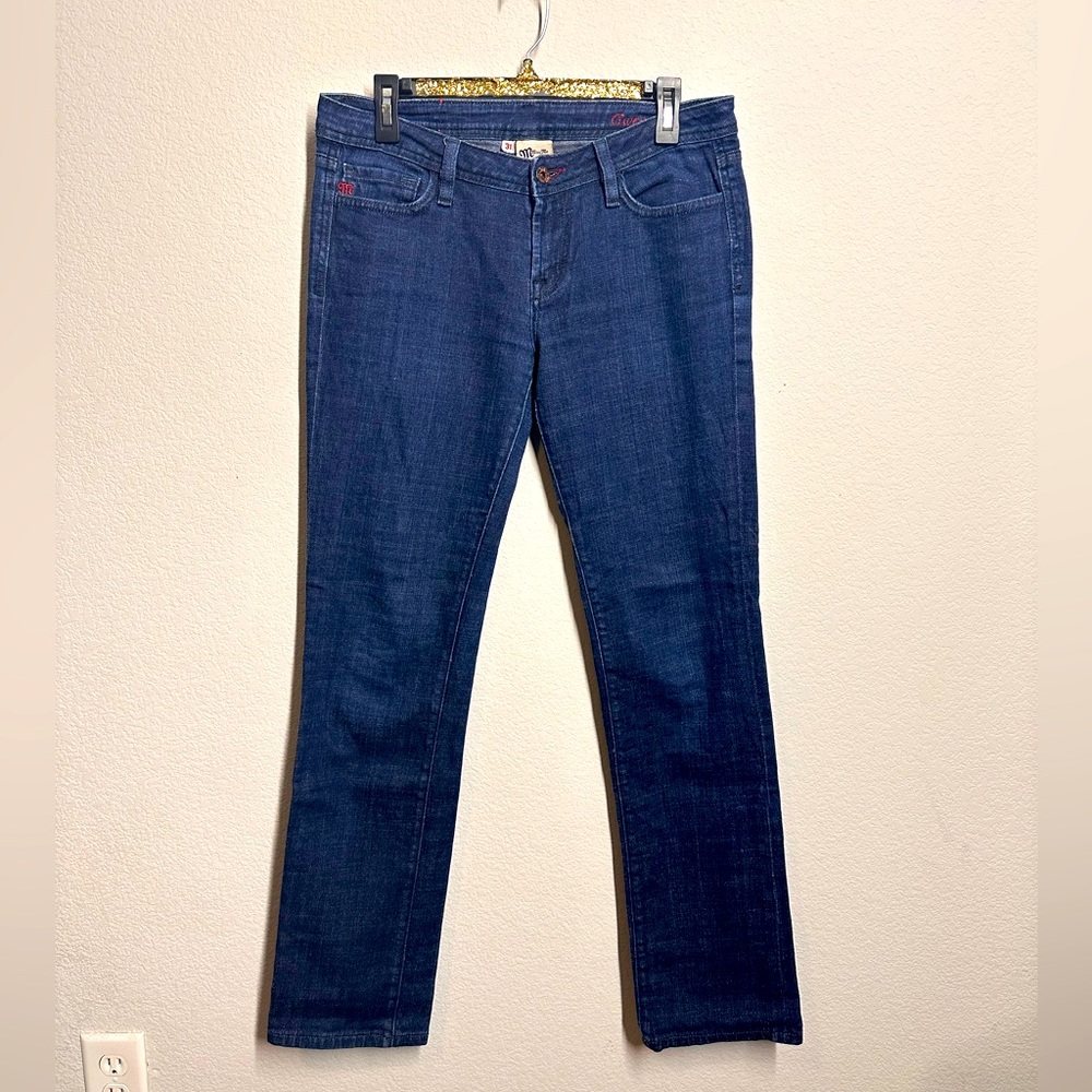 Miss Me Dark Blue Straight Leg Jeans